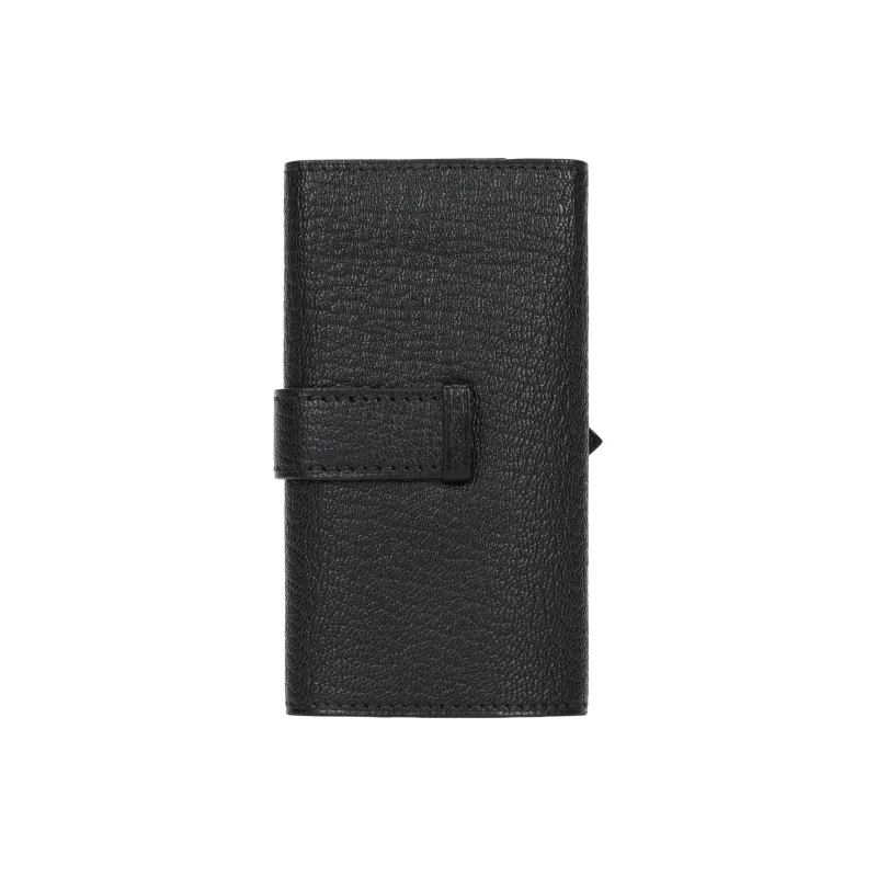 HERMES Bearn Mysore Goat Skin Key Pouch Unisex 89 Noir Black-3