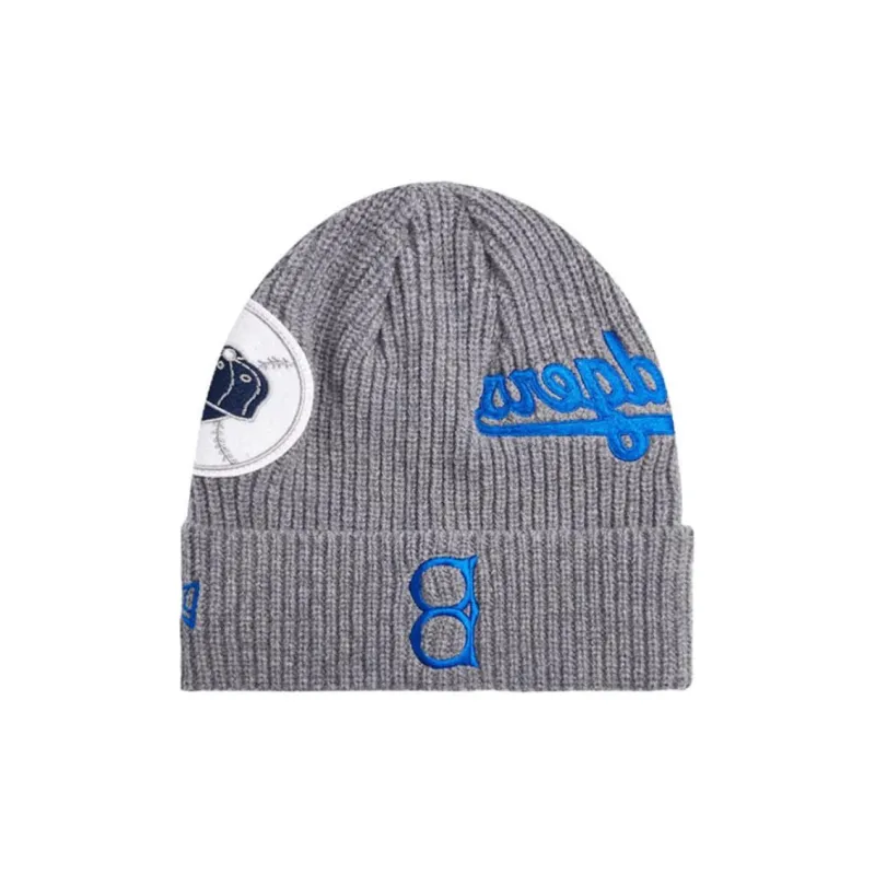 New Era Sheep Wool Polyamide Beanies Unisex Dark Gray-2