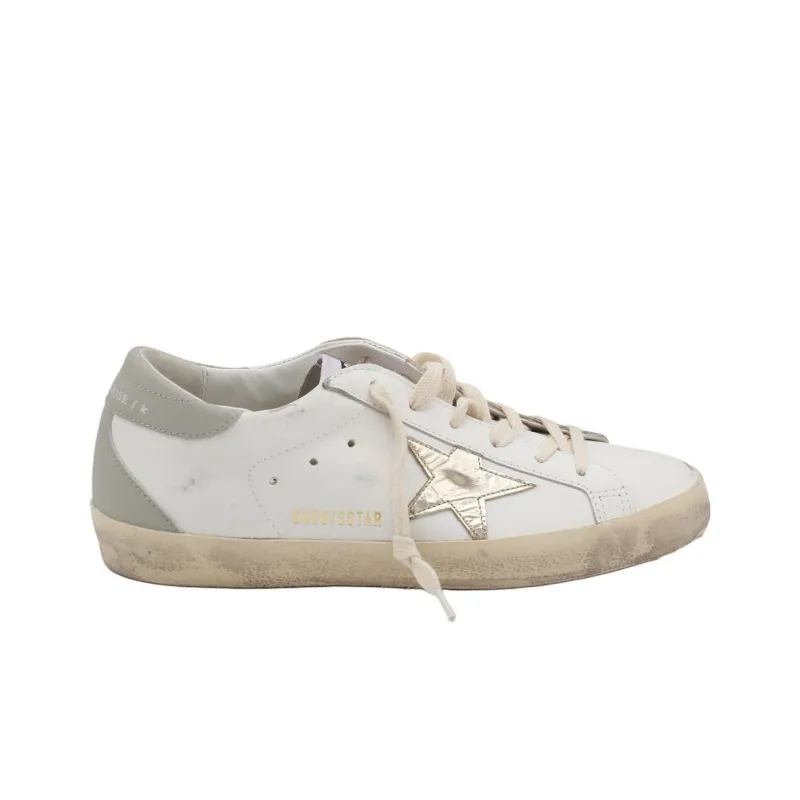 Golden Goose Superstar Deluxe White Platinum Grey Women's-1