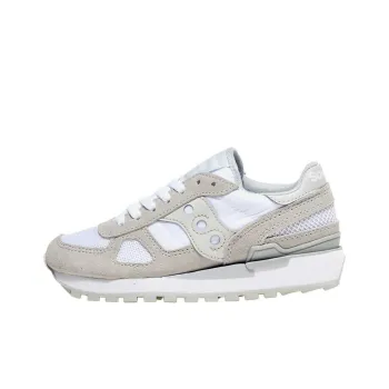 Saucony Shadow Original Anti Slip Wear Resistant Low Top Casual Running Shoes Unisex White