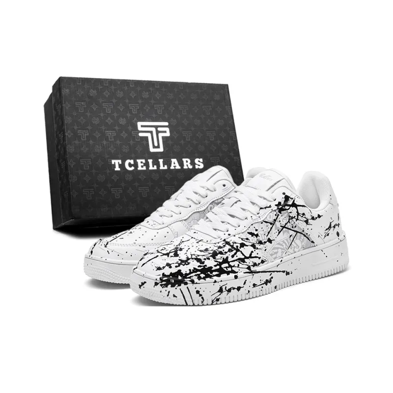 TCELLARS Abrasion Resistant Lightweight Height Increasing Low Top Skateboard Shoes Unisex Exclusive Box-27