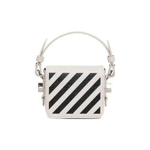 OFF WHITE PU Crossbody Bag Mini Women's White
