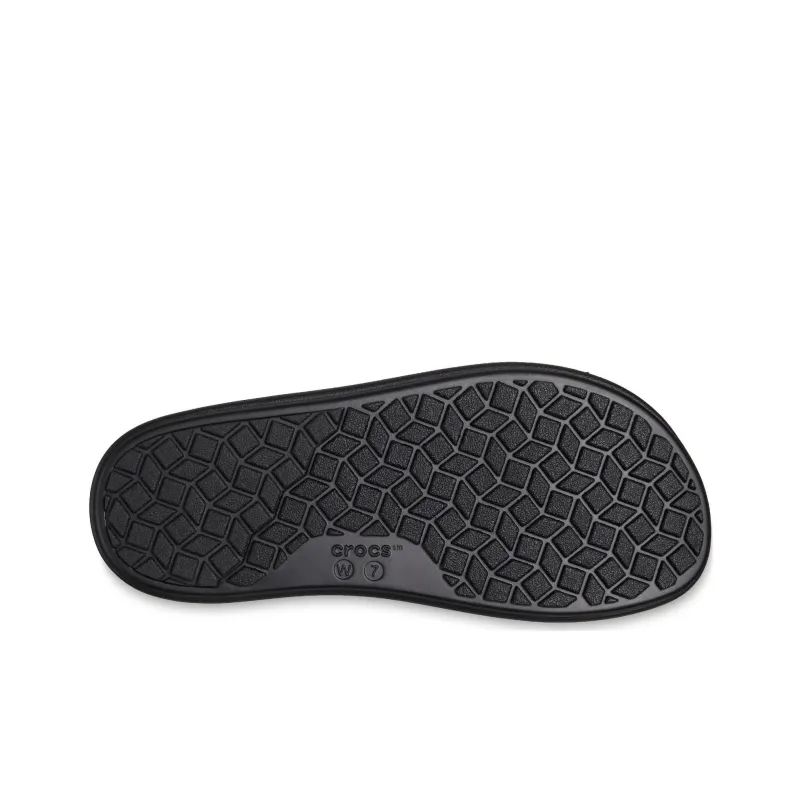 Crocs Slip Resistant Slide Slippers Women's Black-6