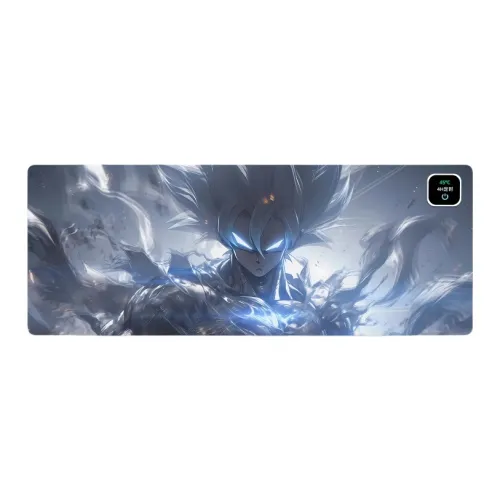 SHIBADU Leather Anime Winter Heating Desk Pad Office Warm Hand Computer Desktop Waterproof Mat Mouse Pads