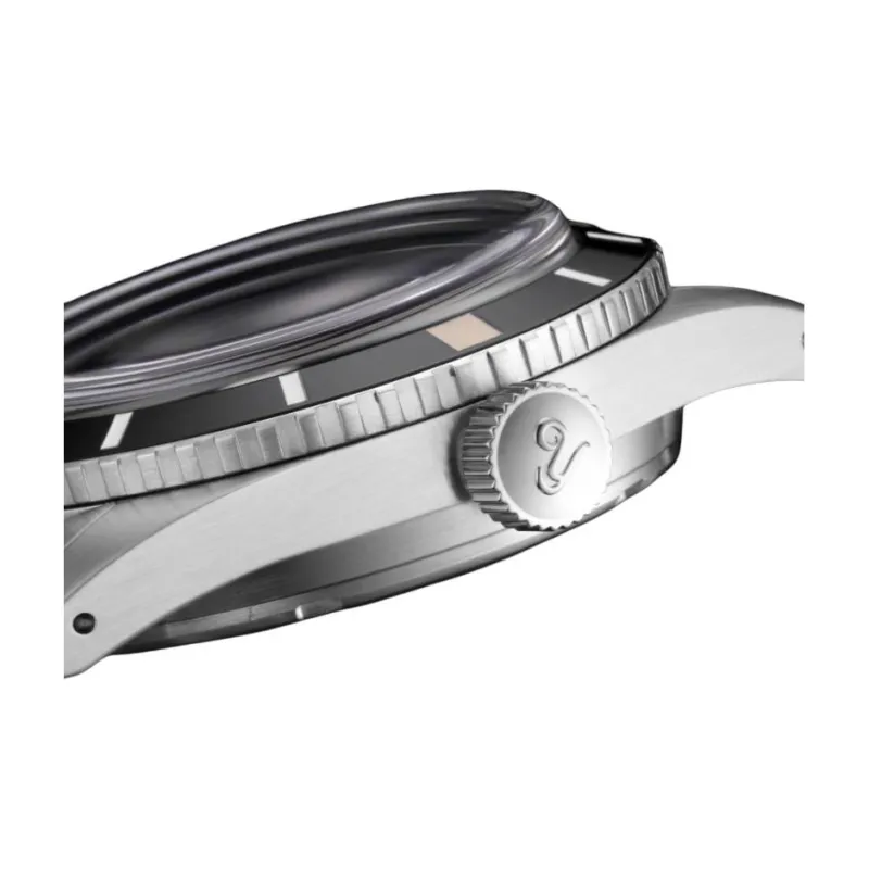 YEMA Wrist Watch Automatic Mechanical Movement Steel Strap 38mm Black Dial Men's Watches-4