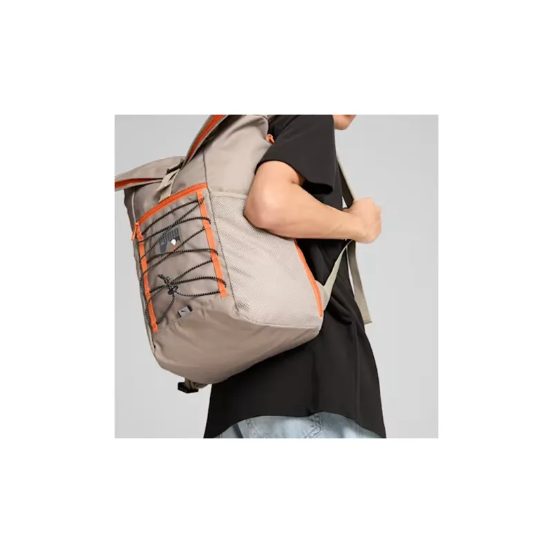 PUMA Polyester Backpack Regular Unisex Taupe-2
