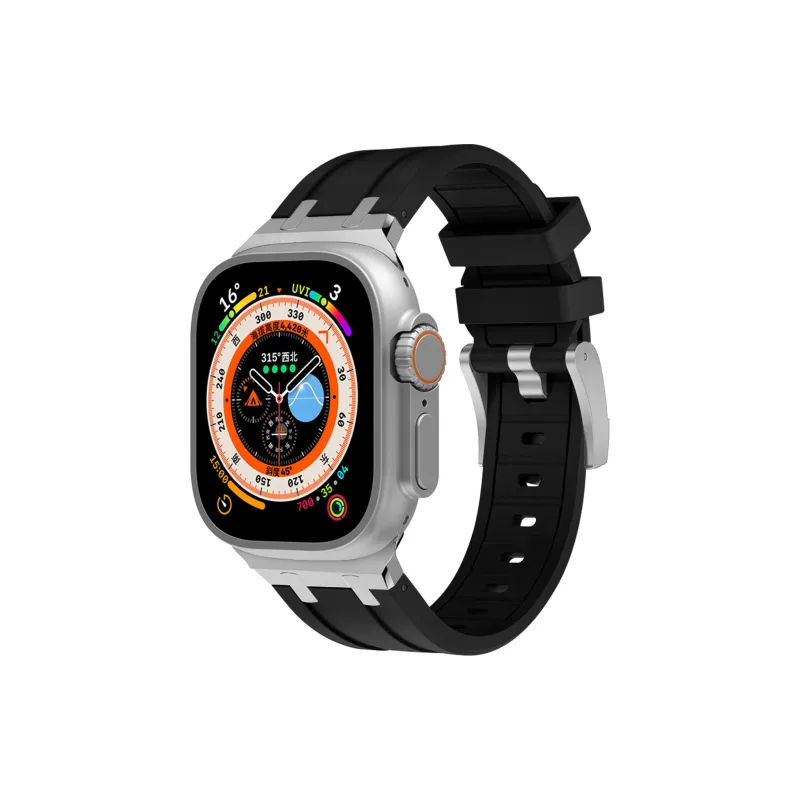 ZHENGGUANG Watch Band Apple Compatibility Silicone Material-51