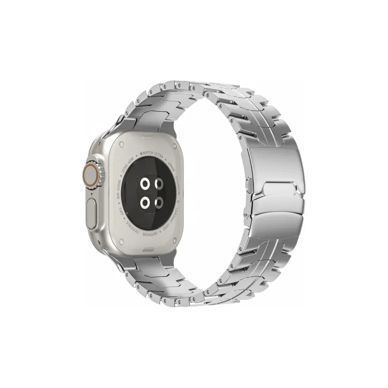 Bevichi Watch Band Apple Compatibility Metal-0