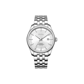 Fiyta Classic Collection DGA802091.WWW Mechanical Movement Stainless Steel Strap Watch Unisex White Dial