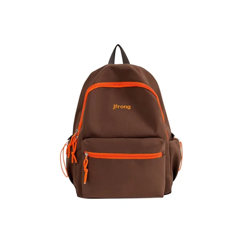 LUVISTRUE Nylon Backpack Unisex White/Black/Yellow/Green/Brown-22