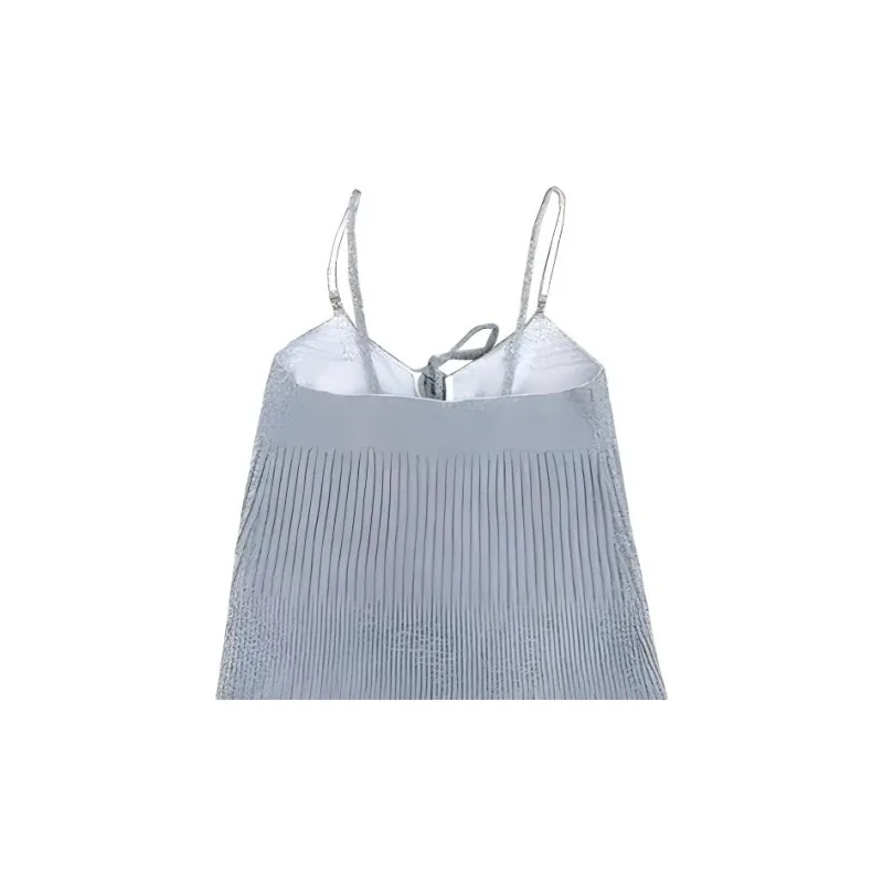 CHANEL Camisole Women's Silver Gray-2