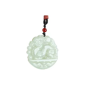 Shujie Hetian Jade White Jade/Pale Greenish White Jade Unisex