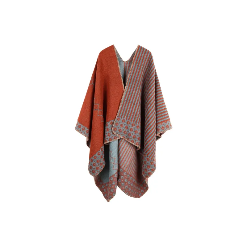 VINEY Shawls Women's Orange-0