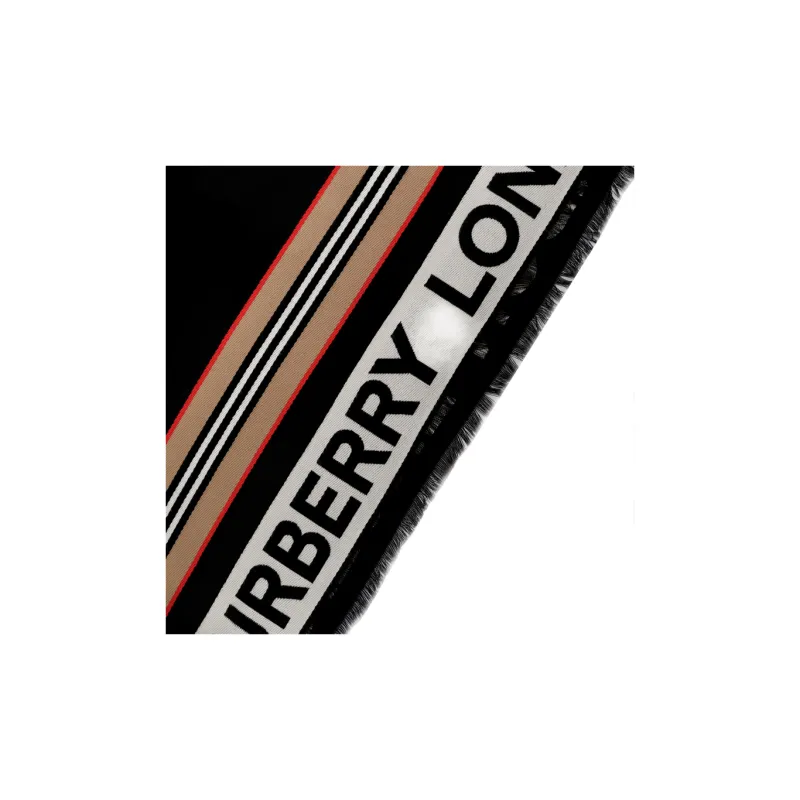Burberry Knit Scarves Men's Black-2
