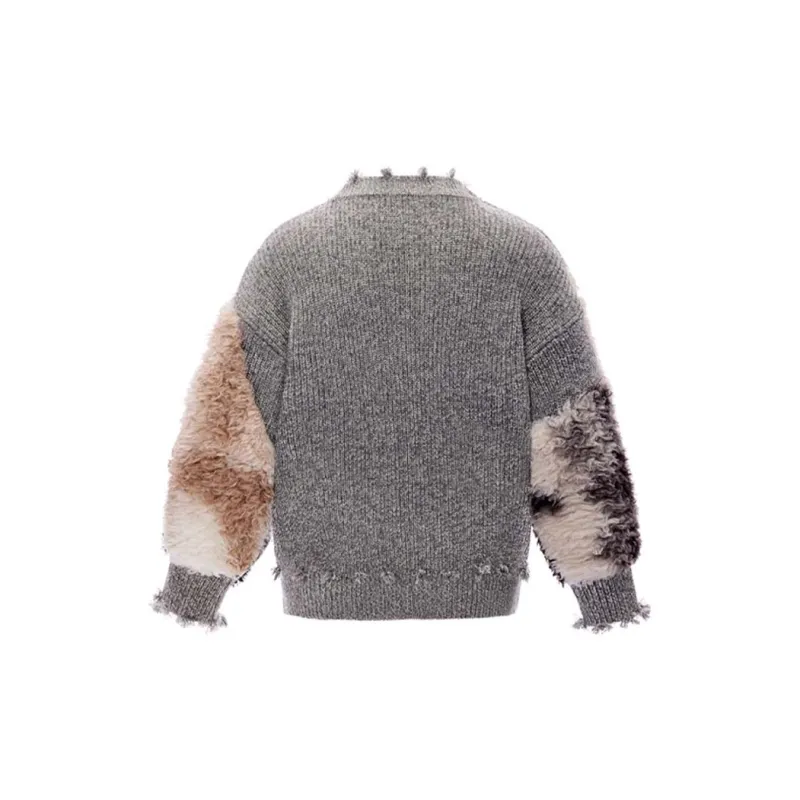VALLEYOUTH Sweater Men's Oat Gray-1