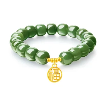 LAOMIAO Bracelets Green Jade Women's