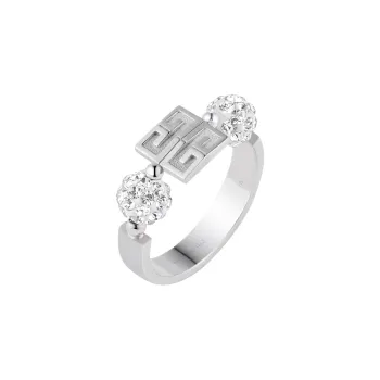 GIVENCHY Brass Rings Women's Silver
