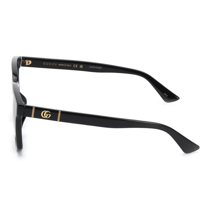 GUCCI Double G Black Square Sunglasses - POIZON