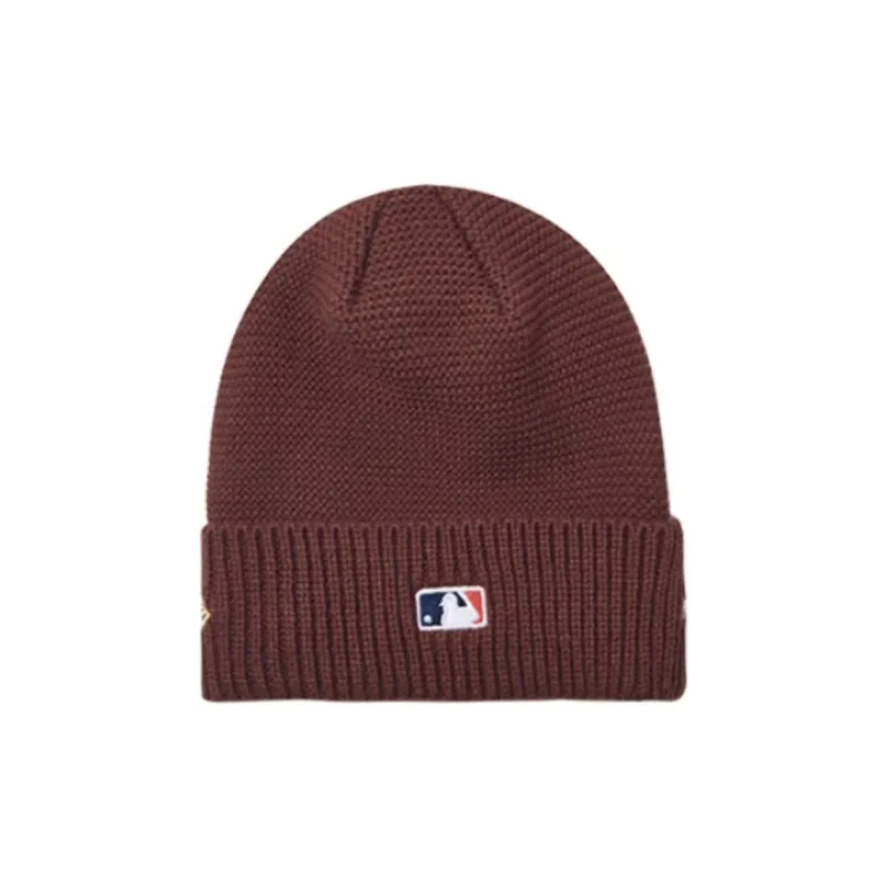 New Era Acrylic Nylon Beanies Unisex Brown-1