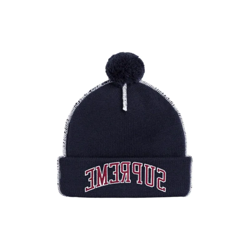 Supreme Contrast Stitch Beanie-1