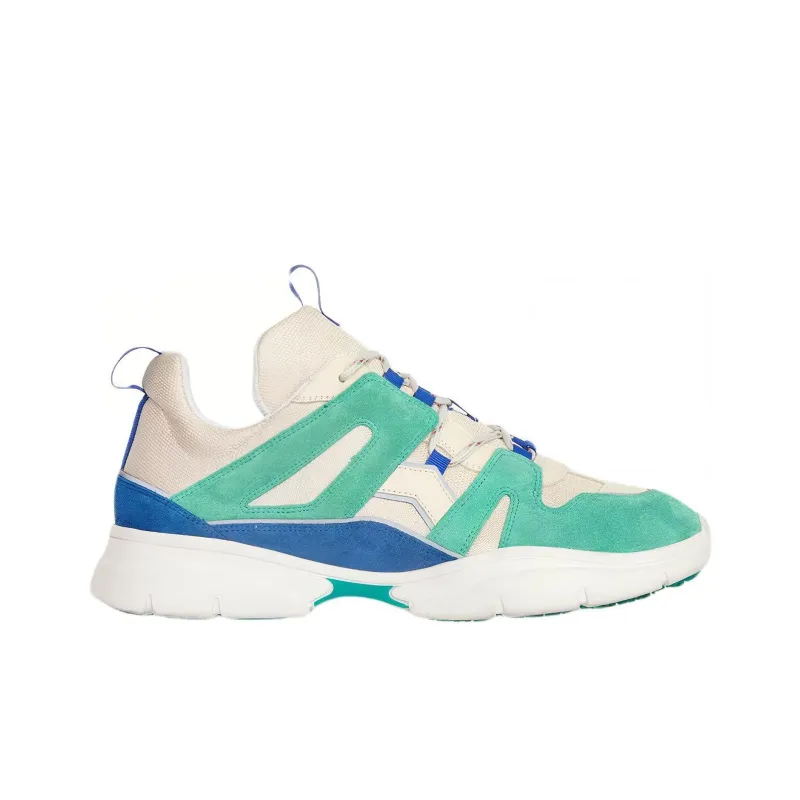 ISABEL MARANT Kindsayh Low-Top Casual Shoes Men's Blue Green-1