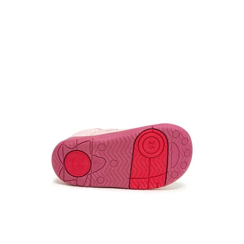 KIDSING Slip Resistant Thermal Kids Lifestyle Shoes Pink Children Aged 3 7 Years Old-4