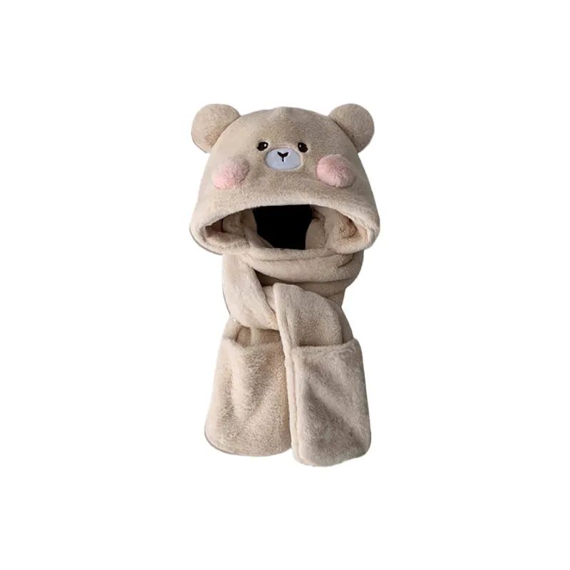 CARTELO Polyester Hoods & Plush Hats Unisex Gift Box Set-2