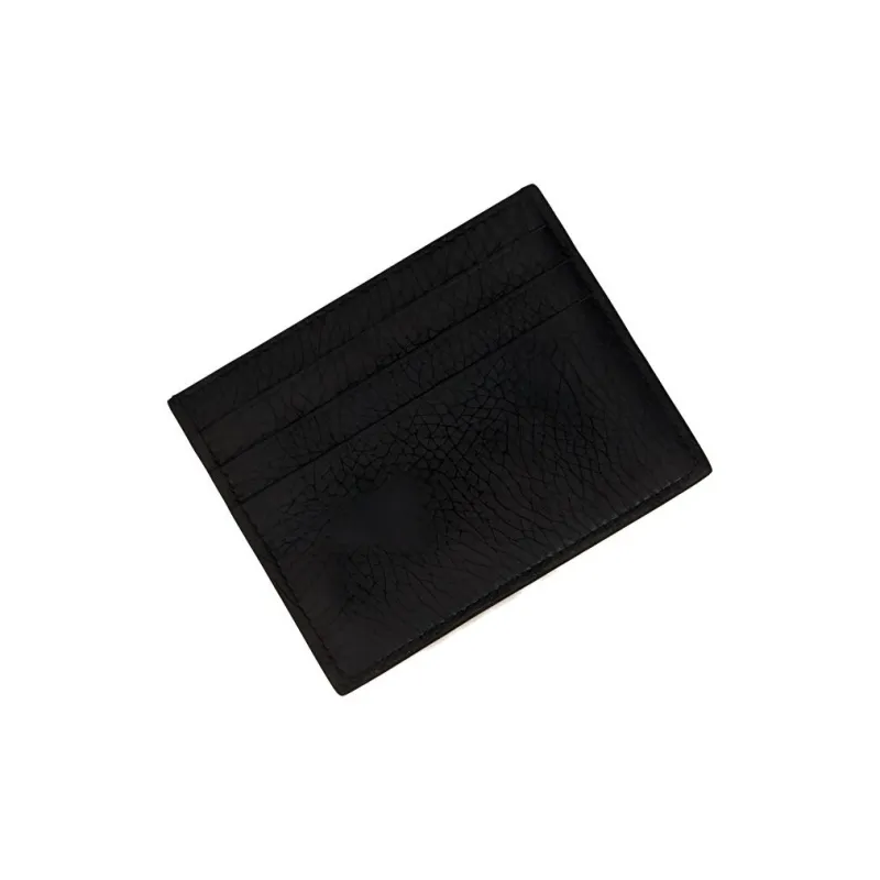Valentino GARAVANI Calfskin Wallet, Card Holder Men's Black-5