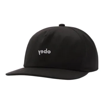Obey Cotton Baseball Caps Men's Black