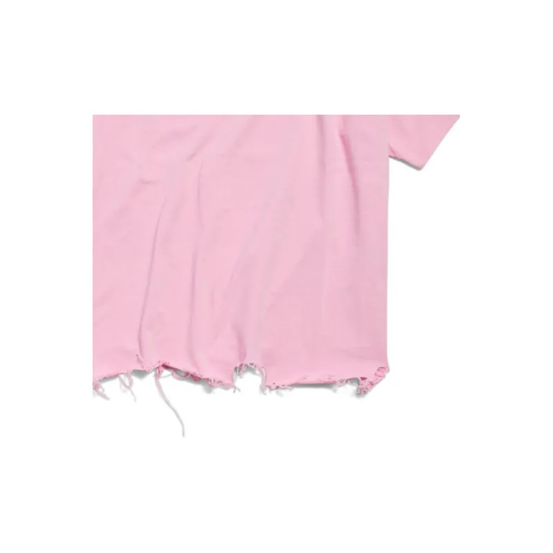 Balenciaga Bb Icon Frayed Edge T-Shirt-3