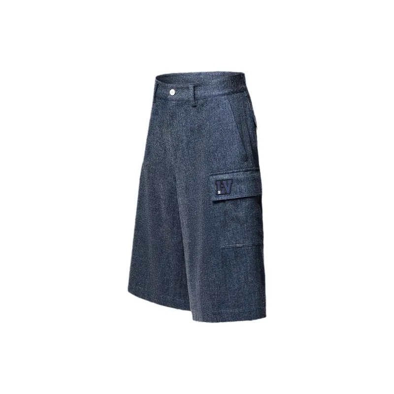 LOUIS VUITTON Oversized Cotton And Wool Blend Cargo Shorts-2