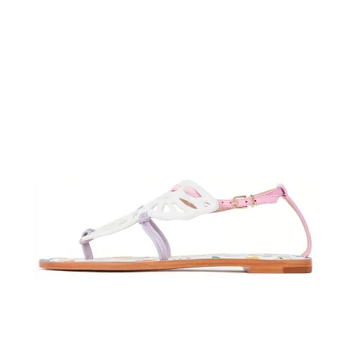 Sophia Webster Butterfly Strap Sandals Women's White Purple Pink