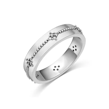 KAILEIFU S925 Silver Rings Unisex Silver