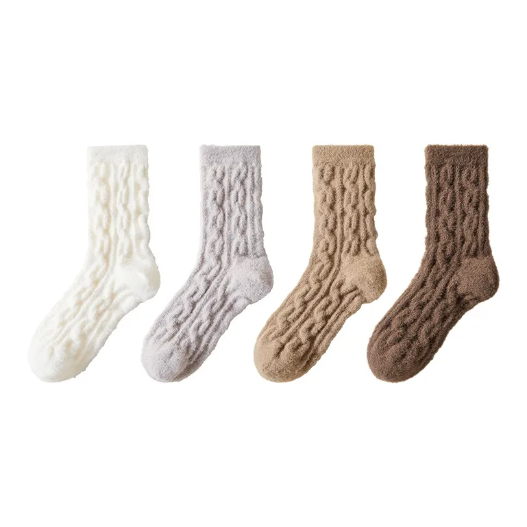 Top Melon Mid Calf Socks Women's Combo Set-24
