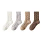 [4 Pack]Milk White+Light Gray+Light Khaki+Coffee