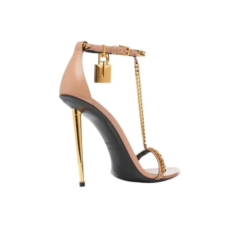 TOM FORD One Strap Sandals 10.5cm Women's Nude-3