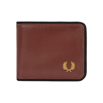 FRED PERRY Polyester Wallet Regular Men's Whiskey Brown