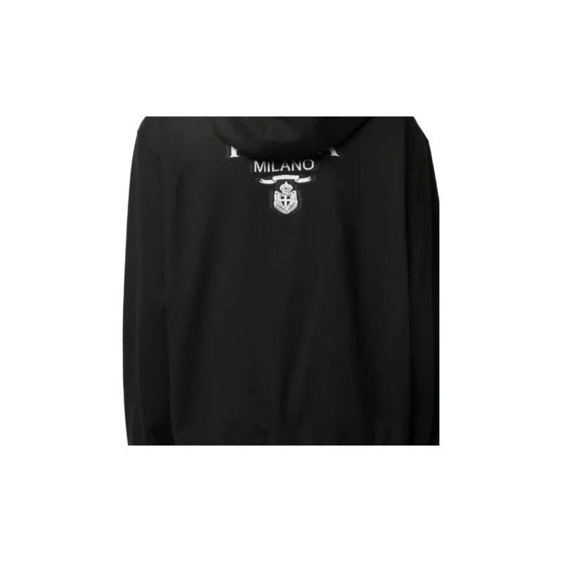 PRADA Zip Up Drawstring Hoodie-6