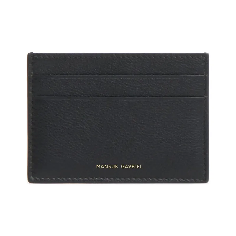 MANSUR GAVRIEL Logo stamp Pocket Card Holder-0