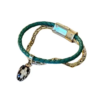 BVLGARI Serpenti Forever Series Calfskin Bracelets Women's