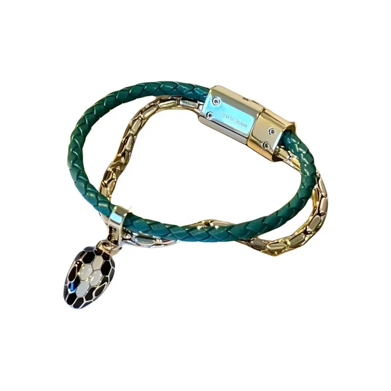 BVLGARI Serpenti Forever Series Calfskin Bracelets Women's-0