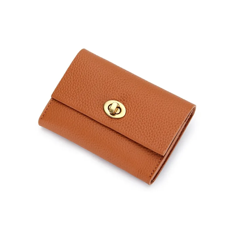 VIHUS Top Grain Cow Leather Coin Purses Card Holders Women's Multicolor-8