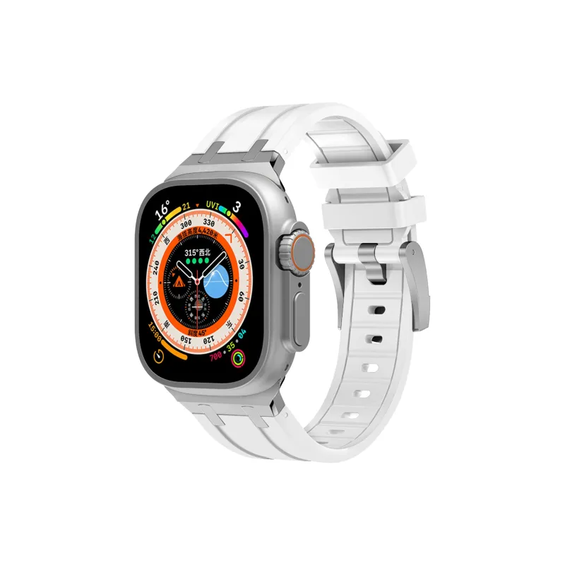 ZHENGGUANG Watch Band Apple Compatibility Silicone Material-45