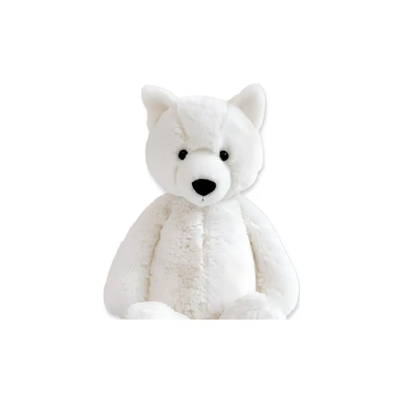 JELLYCAT Polar Regions Collection Blushing Polar Fox Dolls Plush Doll 23cm Height In Sitting Posture-3