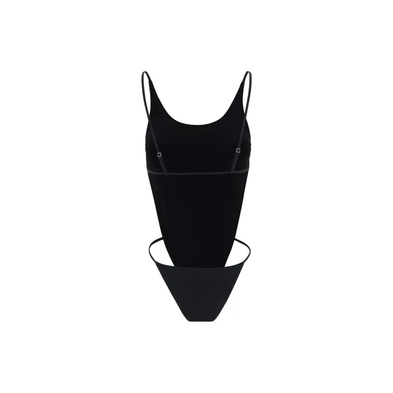SAINT LAURENT Drawstring Backless Swimsuit-1
