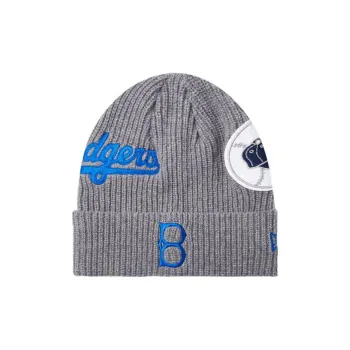 New Era Sheep Wool Polyamide Beanies Unisex Dark Gray