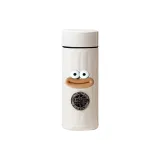 Pearl Shell White+Coffee Big Mouth Sticker