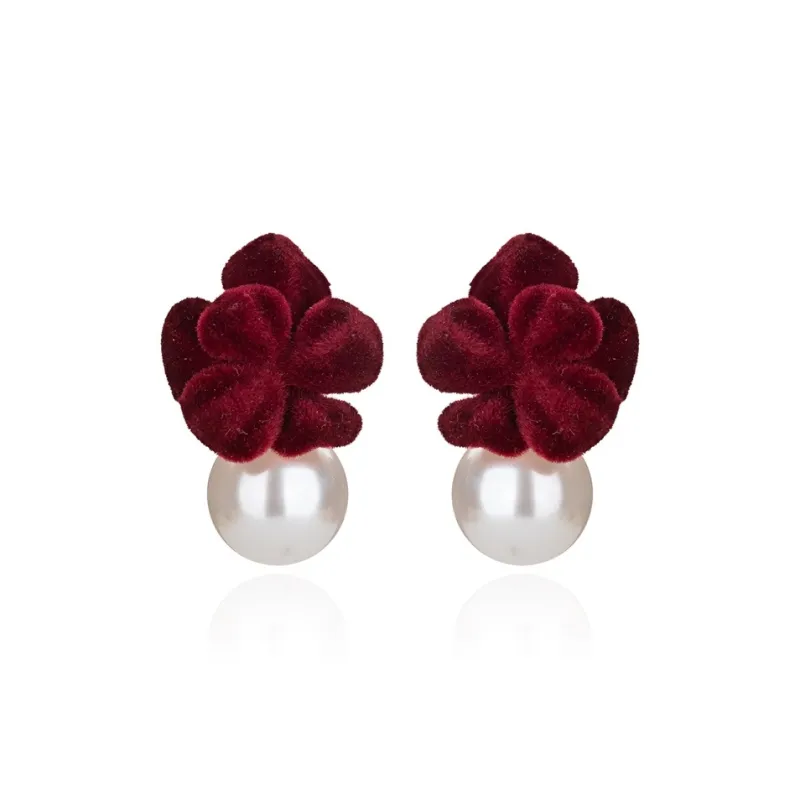 QLADY S925 Silver Stud Earrings Women's-0