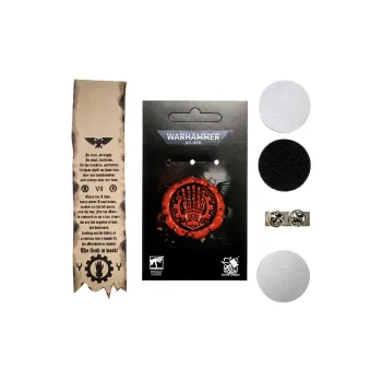 STARFORGED Steel Hand Purity Seal Starforged Warhammer 40K Badges