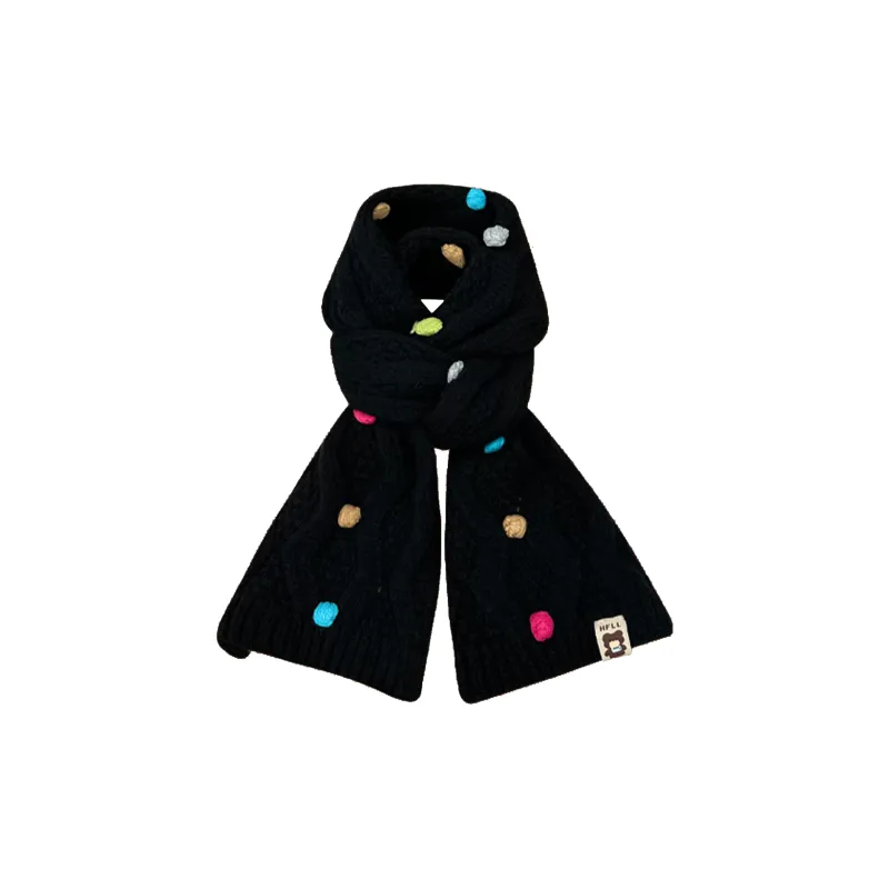 PLAN IN Knit Scarves Women's-9